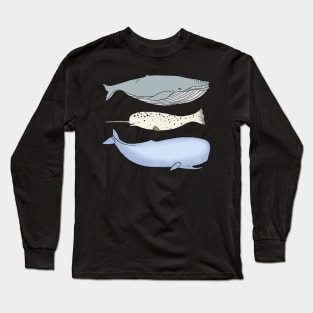 Cute little Whale set Long Sleeve T-Shirt